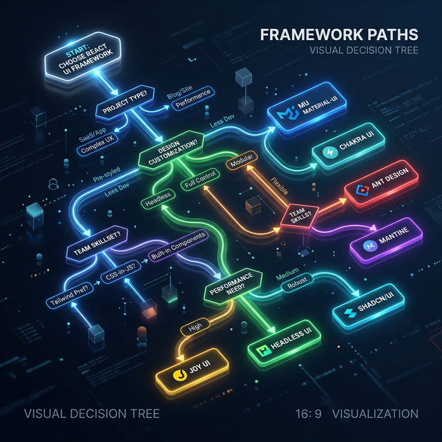 Framework Selection Logic Tree