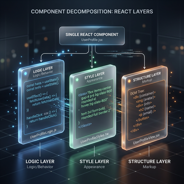 Visualizing Component Logic vs View Separation